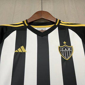 Conjunto Infantil Galo Titular 25/26 - Preto e Dourado