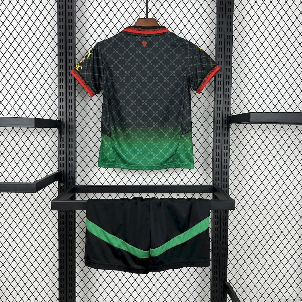 Conjunto Infantil Milan Edição Especial 25/26 - Preto e Verde