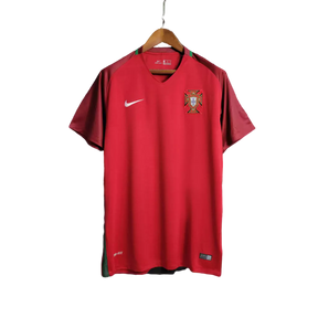 Camisa Retrô Portugal Home Nike 2016/17 Masculino Vermelho