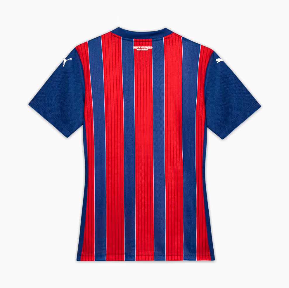 Camisa Bahia Fora 25/26 - Tricolor Puma Versão Feminina Baby Look