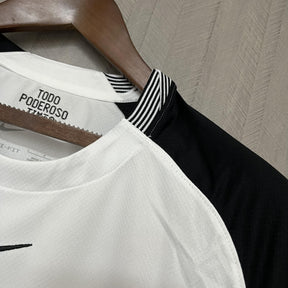 Camisa Corinthians Titular 25/26 - Branco e Preto