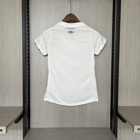 Camisa Santos Titular 24/25 - Versão Feminina Baby Look Branca