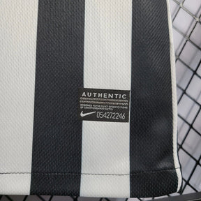 Camisa Santos Nike Fora 2012/13 - Versão Retrô Preta e Branca Listrada Neymar Jr