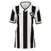 Camisa Botafogo Titular 24/25 - Versão Feminina Baby Look Preta e Branca