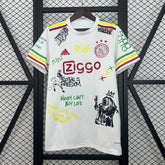 Camisa Ajax Edição Especial 25/26 - Branca Bob Marley