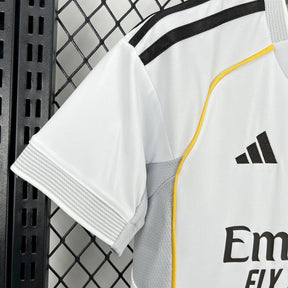 Conjunto Infantil Real Madrid Titular 25/26 - Branco