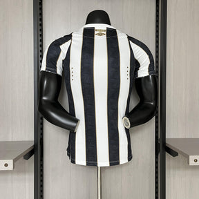 Camisa Santos Fora 2024/25 - Versão Jogador Preto e Branco