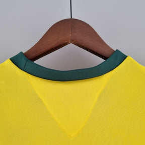 Camisa Brasil Titular 1970 - Versão Retrô Amarela