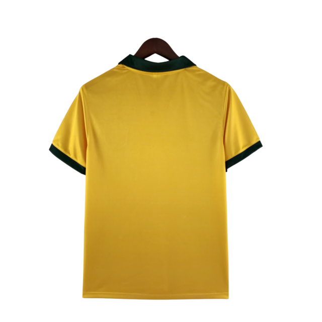 Camisa Brasil Titular 1988 - Versão Retrô Amarela
