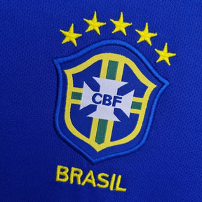 Camisa Brasil Fora 2004 - Versão Retrô Azul