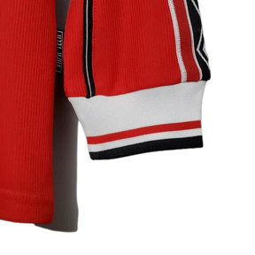 Camisa Manchester United Retrô Manga Longa Umbro 1998/99 Vermelha