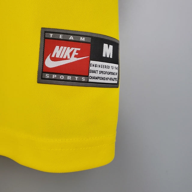Camisa Brasil Titular 98/99 - Versão Retrô Amarela