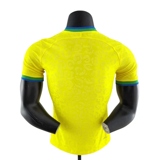 Camisa Brasil Titular 2022 - Versão Jogador Amarela
