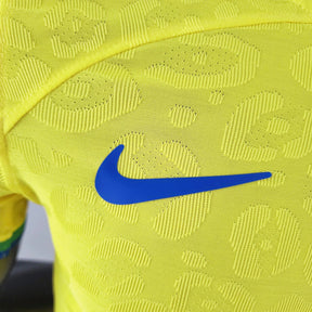 Camisa Brasil Titular 2022 - Versão Jogador Amarela