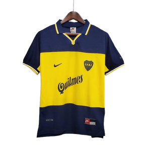 Camisa Boca Juniors Retrô Nike 1998/99 - Azul e Amarelo