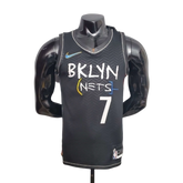 Camisa Regata Brooklyn Nets Preta City Edition - Nike - Masculina