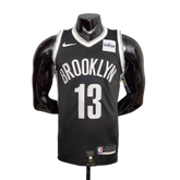 Camisa Regata Brooklyn Nets Preta e Branca - Nike - Masculina
