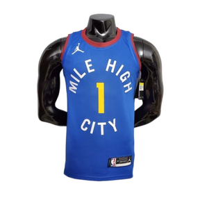 Camisa Regata Denver Nuggets Azul City Edition - Nike - Masculina