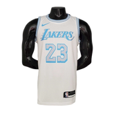 Camisa Regata Los Angeles Lakers Branca Crew Neck - Nike - Masculina