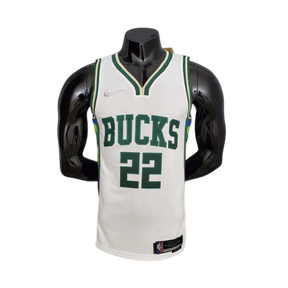 Camisa Regata NBA Milwaukee Bucks Branca - Nike - Masculina