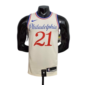 Camisa Regata NBA Philadelphia 76ers Bege - Nike - Masculina