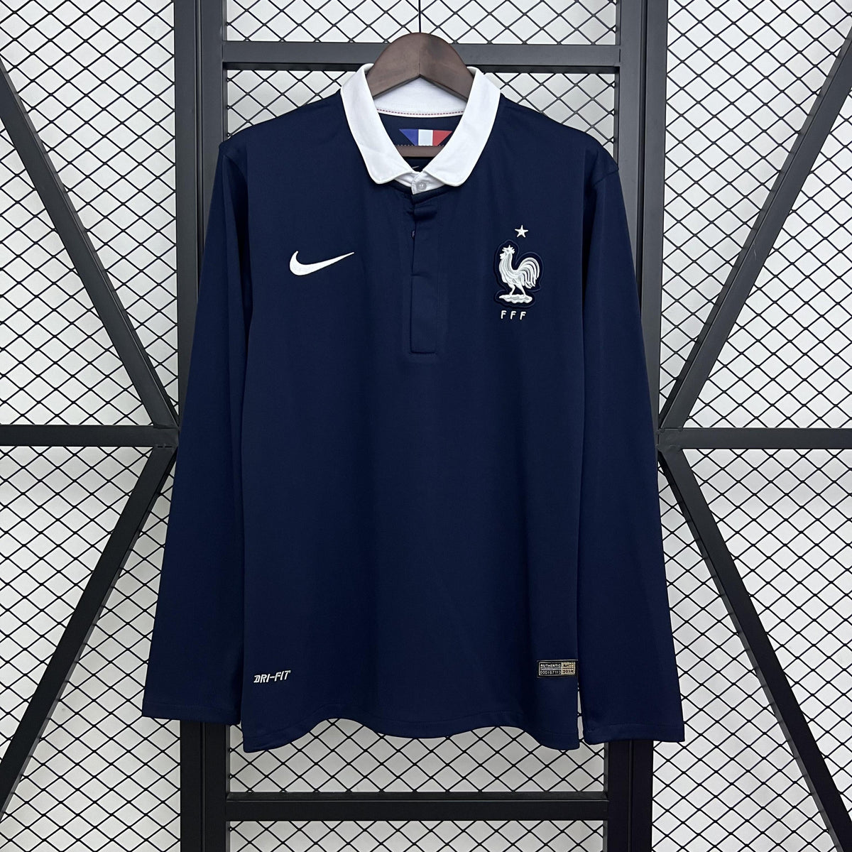 Camisa França 2014 Titular - Versão Retro Manga Longa