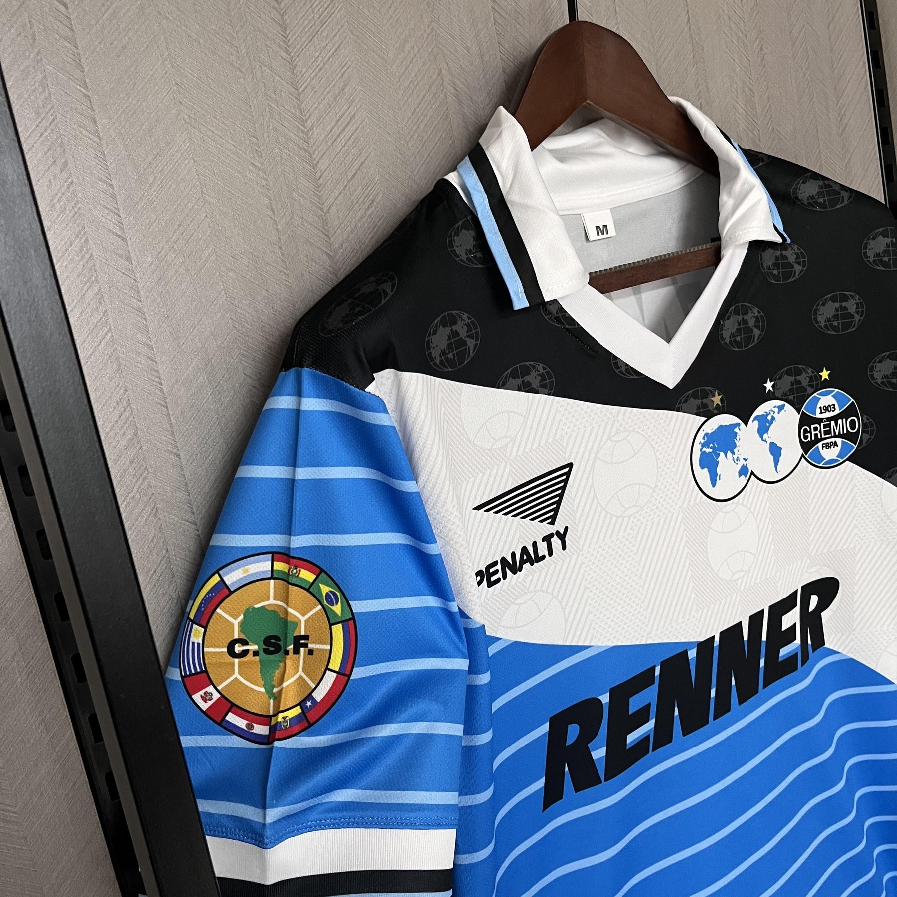 Camisa Grêmio 1996 III - Versão Retro Azul Polo Renner