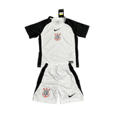 Conjunto Infantil Corinthians Titular 25/26 - Branco