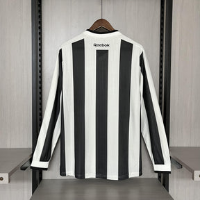 Camisa Botafogo Titular 24/25 Manga Longa - Preta e Branca