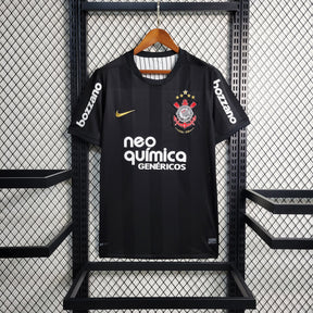 Camisa Corinthians Away 2010 - Versão Retrô Preta