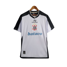 Camisa Corinthians Fora 2000 - Versão Retrô Branca