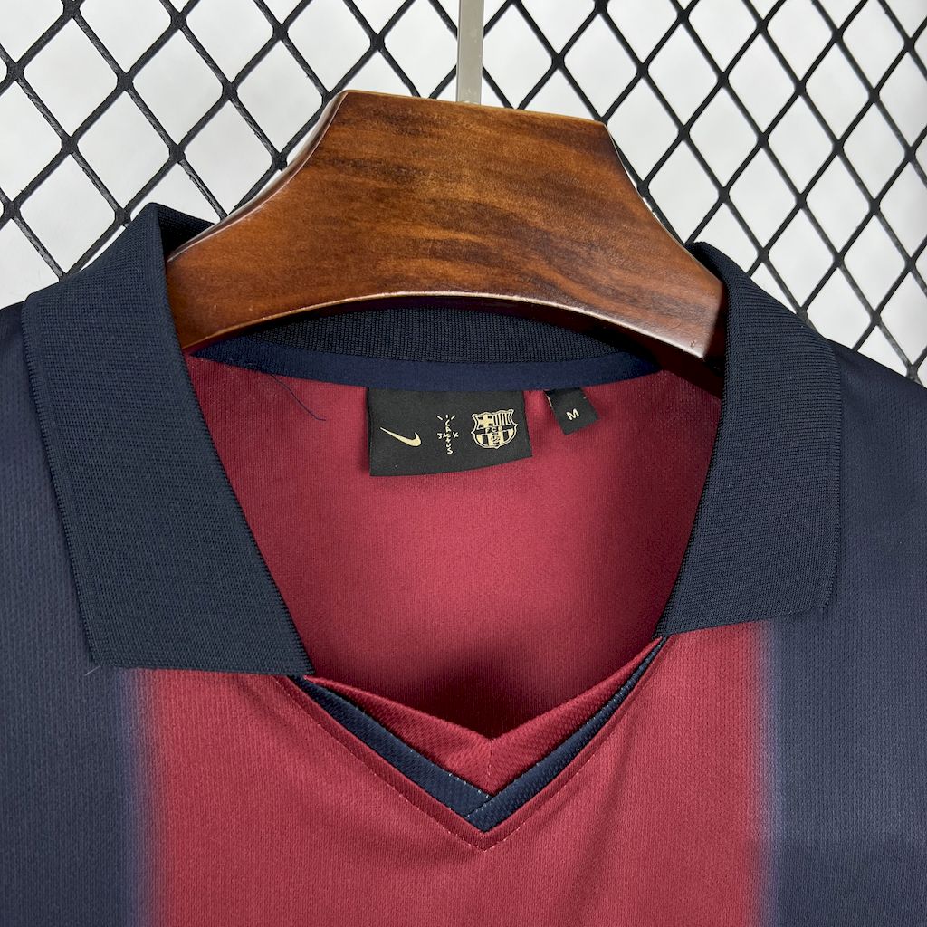 Camisa Barcelona Edição Especial 2000/01 - Versão Retro Skeleton Cactus Jack