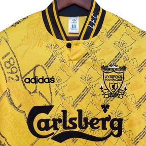 Camisa Liverpool Retrô 1994/1996 Amarela - Adidas