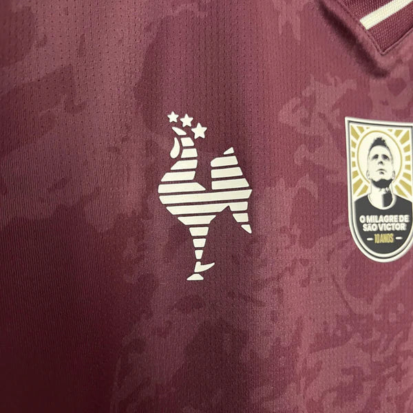 Camisa Galo Manto da Massa 24/25 - Vinho São Victor