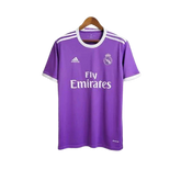 Camisa Retrô Real Madrid II Away Adidas 2016/17 Masculino Roxo