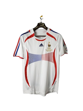 Camisa Retrô França II Away Adidas 2006/07 Masculino Branco