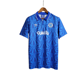 Camisa Retrô Napoli Umbro 91/93 Masculino Azul