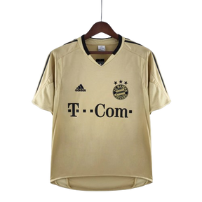 Camisa Retrô Bayern de Munique III Adidas 2004/05 Masculino Dourada