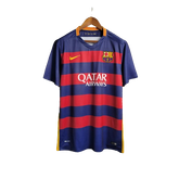 Camisa Retro Barcelona I Home Nike 2015/16 Masculino Azul e Grená 15/16