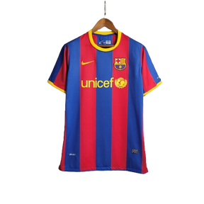 Camisa Barcelona Retrô I Home 2010/11 Torcedor Nike Masculino Vermelho e Azul