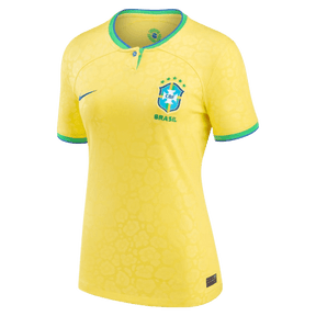 Camisa Brasil Home 2022 Feminina - Amarela