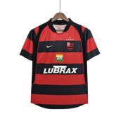 Camisa Retrô Flamengo I 2001/02 Masculina Torcedor Vermelha e Preta