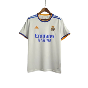 Camisa Retrô Real Madrid I Home 2021/22 Masculino Branco