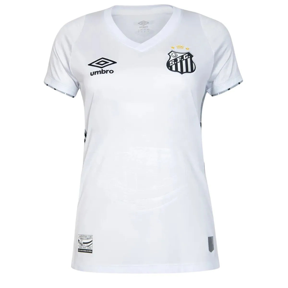 Camisa Santos Titular 24/25 - Versão Feminina Baby Look Branca
